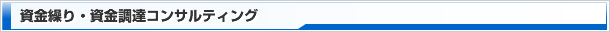 資金繰り・資金調達コンサルティング